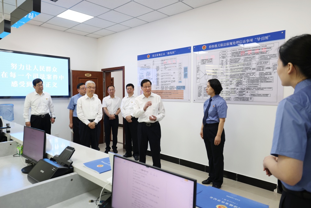 应勇赴基层联系点河北省定兴县检察院调研